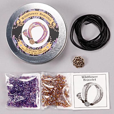 Wildflower Bracelet Kit - Museum of Beadwork - KIT-WF-MB