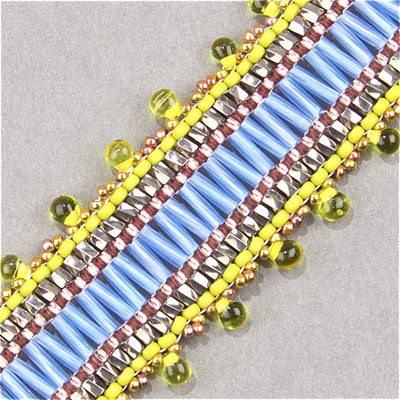 10C-TW-190:  Miyuki 10/0 Twisted Hex Cut Bead Nickel Plated - 10C-TW-190*