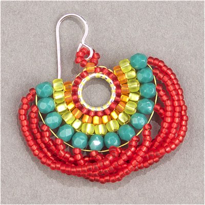 11-10F:  11/0 Matte Silverlined Flame Red Miyuki Seed Bead - 11-10F*