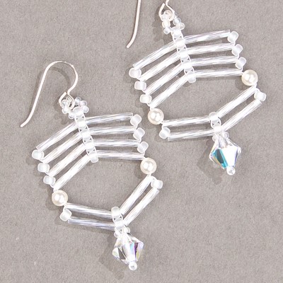 11-131SFR:  11/0 Semi-Frosted Crystal AB Miyuki Seed Bead - 11-131SFR*