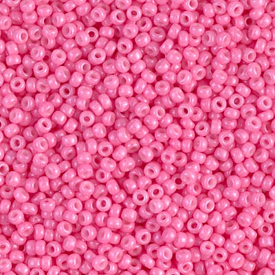 Caravan Beads - Miyuki - 11-1385: 11/0 Dyed Opaque Carnation