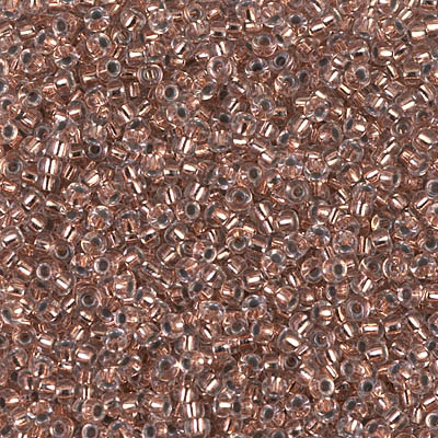 11-197:  11/0 Copper Lined Crystal Miyuki Seed Bead 