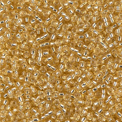 11-2:  11/0 Silverlined Light Gold  Miyuki Seed Bead 