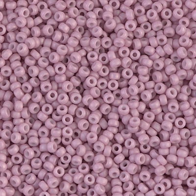 11-2024:  11/0 Matte Opaque Dusty Orchid Miyuki Seed Bead 
