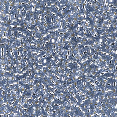 11-2430:  11/0 Silverlined Light Sapphire   Miyuki Seed Bead 
