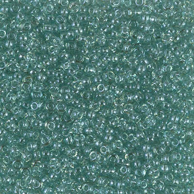 11-2445: 11/0 Transparent Sea Foam Luster Miyuki Seed Bead 