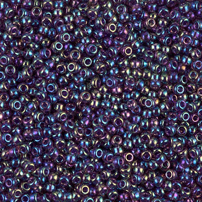 11-333:  11/0 Amethyst AB Miyuki Seed Bead 