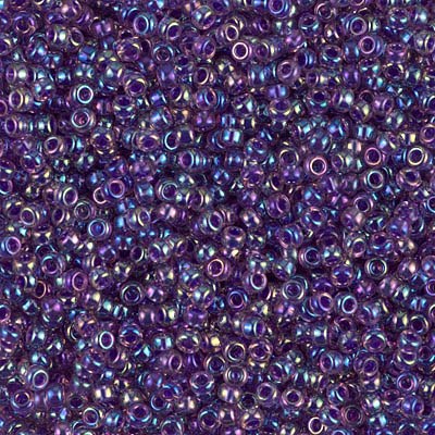 Caravan Beads - Miyuki - 11-356: 11/0 Purple Lined Amethyst