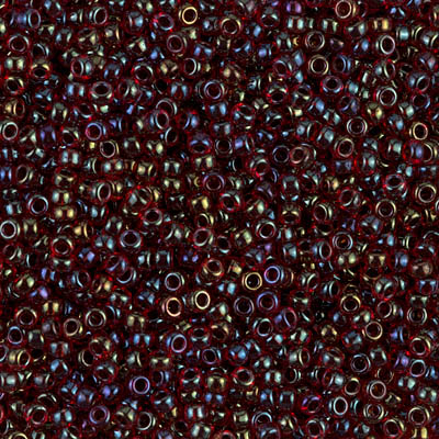 11-367:  11/0 Garnet Lined Ruby AB Miyuki Seed Bead 