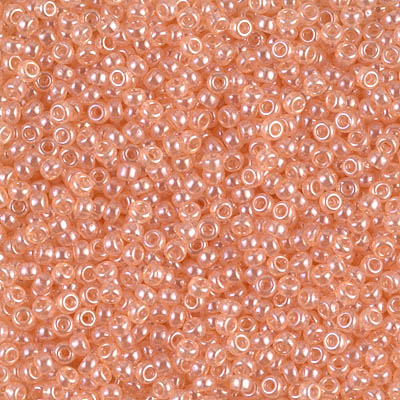 11-369:  11/0 Peach Luster Miyuki Seed Bead - Discontinued 