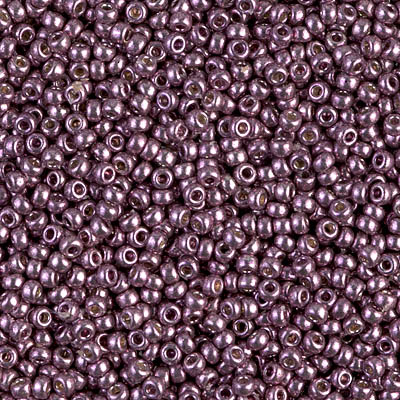11-4220:  11/0 Duracoat Galvanized Eggplant Miyuki Seed Bead 