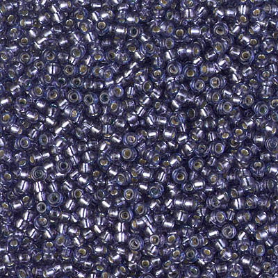 11-4276:  11/0 Duracoat Silverlined Dyed Prussian Blue Miyuki Seed Bead 