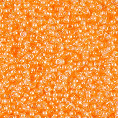 11-4298:  11/0 Luminous Creamsicle Miyuki Seed Bead 