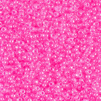 11-4301:  11/0 Luminous Wild Strawberry Miyuki Seed Bead 