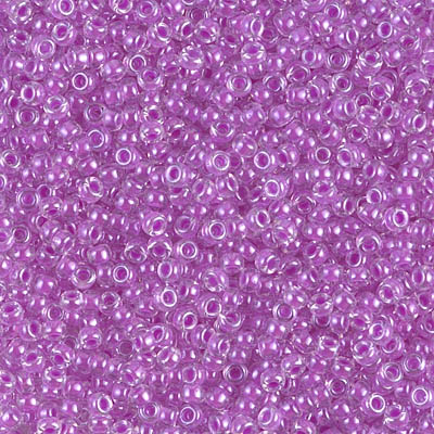 11-4303:  11/0 Luminous Plum Crazy Miyuki Seed Bead 