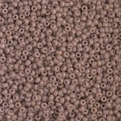 11-4455:  11/0 Duracoat Dyed Opaque Beige Miyuki Seed Bead 