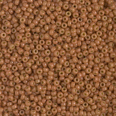 11-4457:  11/0 Duracoat Dyed Opaque Cedar Miyuki Seed Bead 