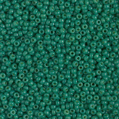 11-4477:  11/0 Duracoat Dyed Opaque Spruce Miyuki Seed Bead 