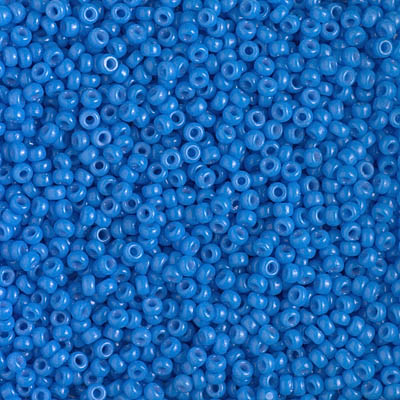 11-4484:  11/0 Duracoat Dyed Opaque Delphinium Miyuki Seed Bead 
