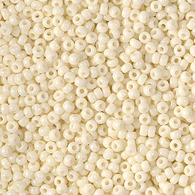 11-491:  11/0 Ivory Pearl Ceylon Luster Miyuki Seed Bead 