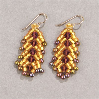 11-4F:  11/0 Matte Silverlined Dark Gold Miyuki Seed Bead - 11-4F*