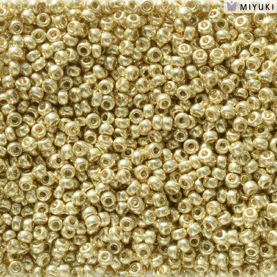 11-5102:  11/0 Duracoat Galvanized Yellow Miyuki Seed Bead - 11-5102*