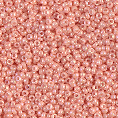 11-596-1:  11/0 Opaque Tea Rose Luster   Miyuki Seed Bead 