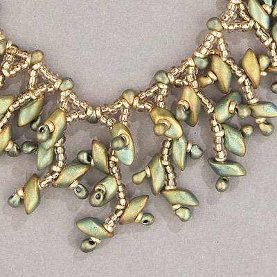 11-955:  11/0 24kt Gold Lined Pale Gray Miyuki Seed Bead - 11-955*