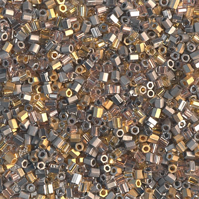11C-MIX-01:  11/0 Cut Mix - My Precious 