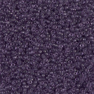 15-157:  15/0 Transparent Amethyst Miyuki Seed Bead 