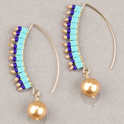 15-199:  15/0 24kt Gold Iris Miyuki Seed Bead - 15-199*