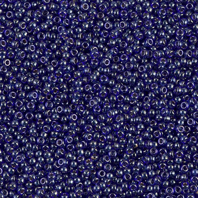 15-2244:  15/0 Lined Cobalt Luster  Miyuki Seed Bead 