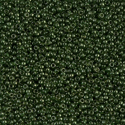 15-306:  15/0 Olive Gold Luster Miyuki Seed Bead 
