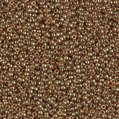 15-311:  15/0 Topaz Gold Luster Miyuki Seed Bead 
