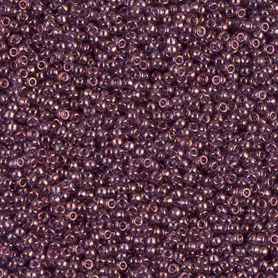 15-312:  15/0 Amethyst Gold Luster Miyuki Seed Bead 