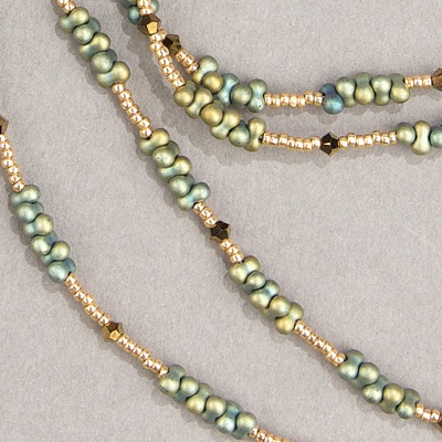15-4202:  15/0 Duracoat Galvanized Gold Miyuki Seed Bead - 15-4202*