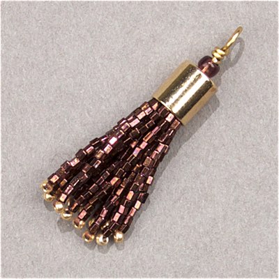 15-4204:  15/0 Duracoat Galvanized Champagne Miyuki Seed Bead - 15-4204*
