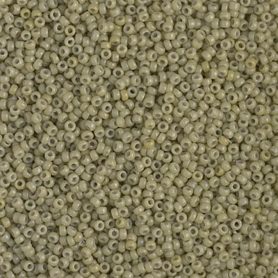15-4474:  15/0 Duracoat Dyed Opaque Cactus Miyuki Seed Bead 