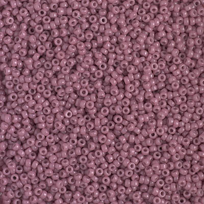 15-4487:  15/0 Duracoat Dyed Opaque Hydrangea Miyuki Seed Bead 