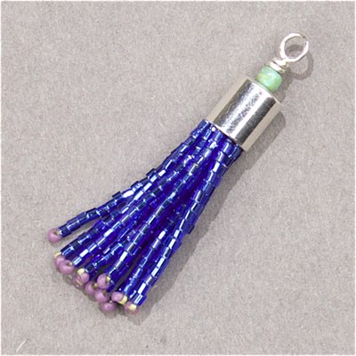 15-4489:  15/0 Duracoat Dyed Opaque Dark Orchid Miyuki Seed Bead - 15-4489*
