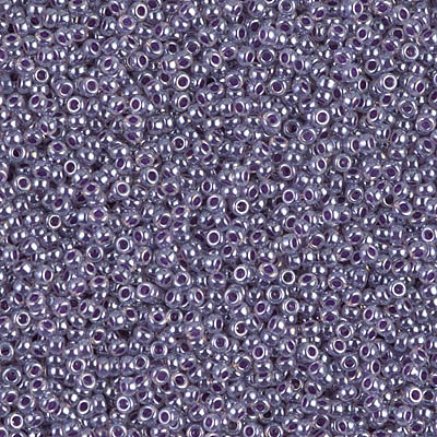 15-525:  15/0 Purple Ceylon Miyuki Seed Bead 