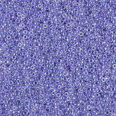 15-538:  15/0 Lilac Ceylon Miyuki Seed Bead 