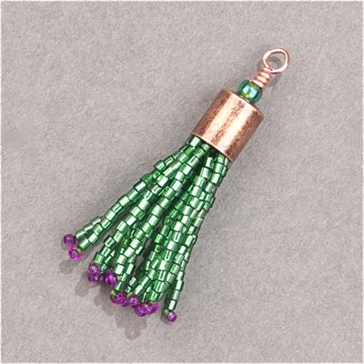 15C-27:  15/0 Cut Silverlined Dark Emerald  Miyuki Seed Bead - 15C-27*