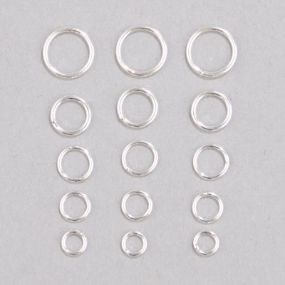 190-246:  Soldered Sterling Jump Rings 