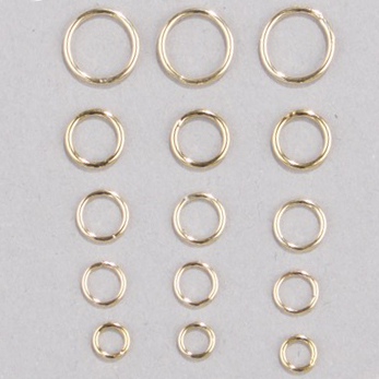 190-247:  Soldered Gold-Filled Jump Rings 