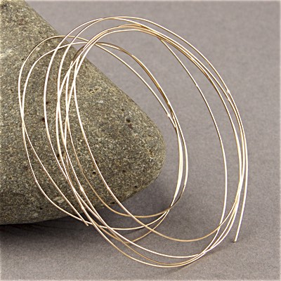 190-GF-24: 24 Gauge Soft Gold-Filled Wire (5ft) - 190-GF-24