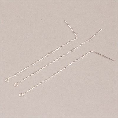 191-142:  Ear Threader Sterling Bead Chain (10pc) 