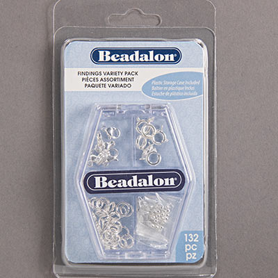 192-130-S: Silver Plated Findings Variety Pack 