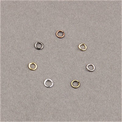 192-510: Jump Ring 4mm 21ga - (100 pcs) 