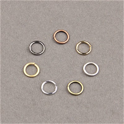 192-516: Jump Ring 8mm 18ga - (50 pcs) 